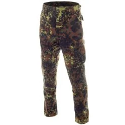MFH BDU Combat Trousers Ripstop Flecktarn