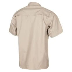MFH Short Sleeved Teflon Coated Ripstop Attack Shirt Khaki -ActiveEdge Shop 02315 Khaki 02