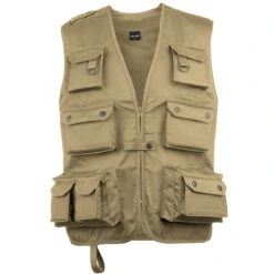 Mil-Tec Fishing Vest Khaki -ActiveEdge Shop 10701004 Mil TecFishingVestKhaki 02
