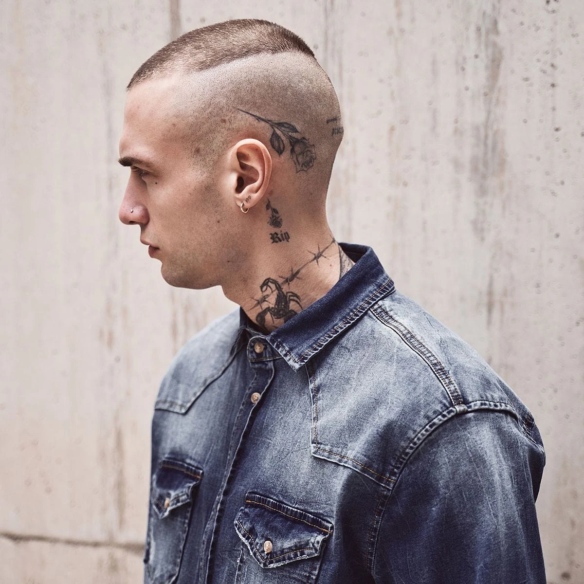 Brandit Riley Denim Shirt Denim Blue 4 Brandit Riley Denim Shirt Denim Blue - Image 2