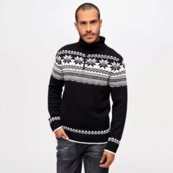 Brandit Troyer Norweger Pullover Black -ActiveEdge Shop 5029 2 Brandit Troyer Norweger Pullover Black 3 2