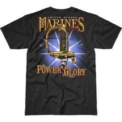 7.62 Design USMC Power & Glory Battlespace T-Shirt Black