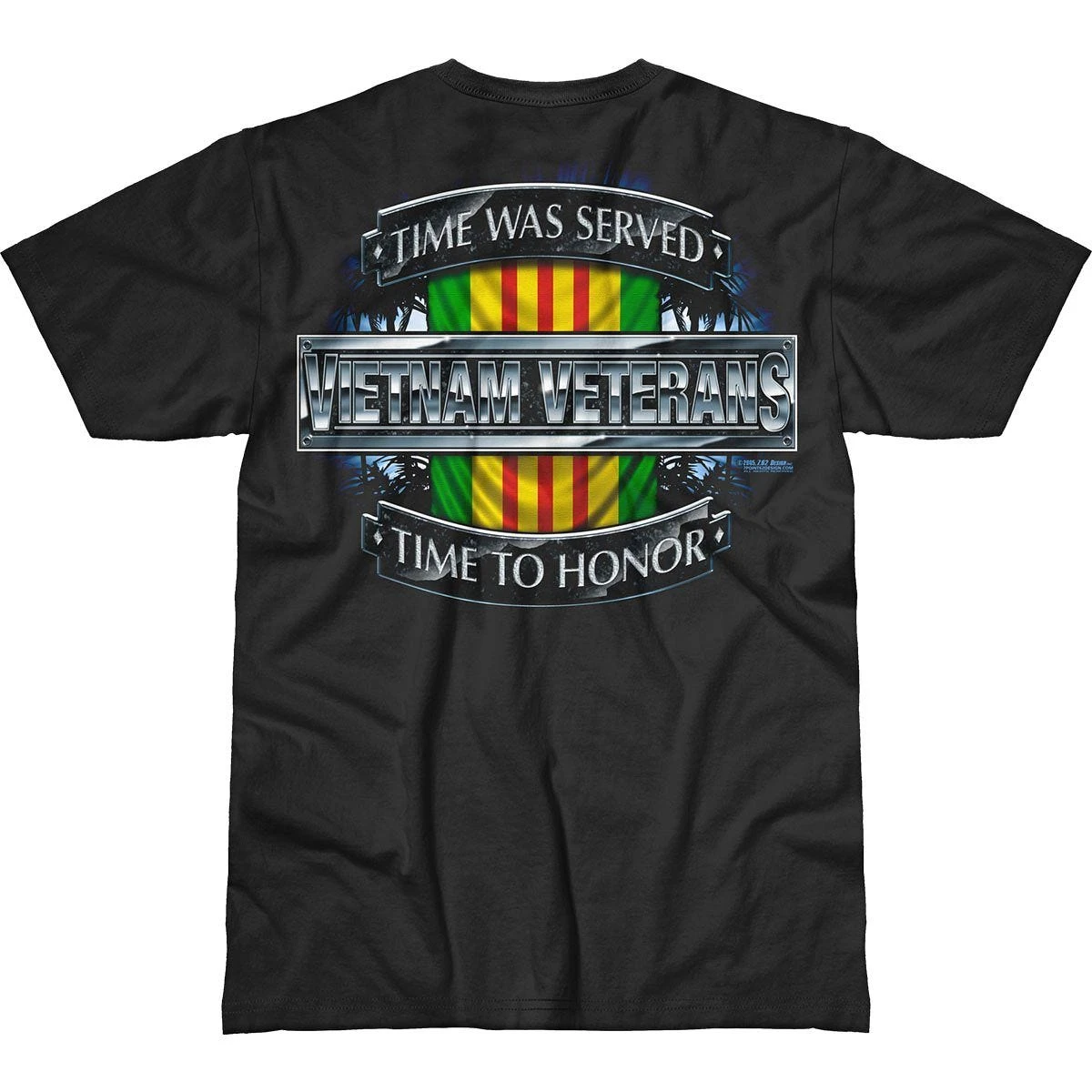 7.62 Design Vietnam Veterans Time Served Battlespace T-Shirt Black 3 7.62 Design Vietnam Veterans Time Served Battlespace T-Shirt Black