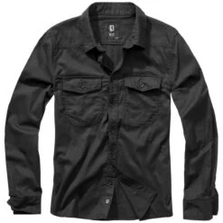 Brandit Flannel Shirt Black