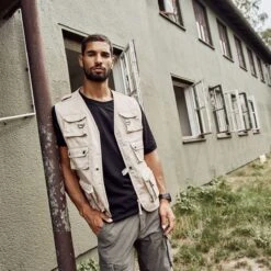 Brandit Hunting Vest Beige -ActiveEdge Shop Brandit Hunting Vest Beige 3 2