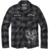 Brandit Motörhead Checkshirt Black-Gray 2 Brandit Motörhead Checkshirt Black-Gray -ActiveEdge Shop Brandit Motorhead Checkshirt Black Grey 1 2
