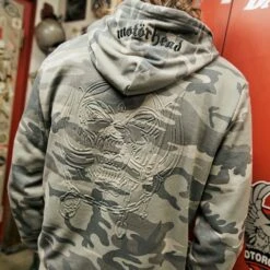 Brandit Motörhead Sweathoody Gray Camo -ActiveEdge Shop Brandit Motorhead Sweathoody Grey Camo 5 2