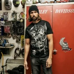 Brandit Motörhead T-Shirt Warpig Print Black 9 Brandit Motörhead T-Shirt Warpig Print Black -ActiveEdge Shop Brandit Motorhead T Shirt Warpig Print Black 4 2