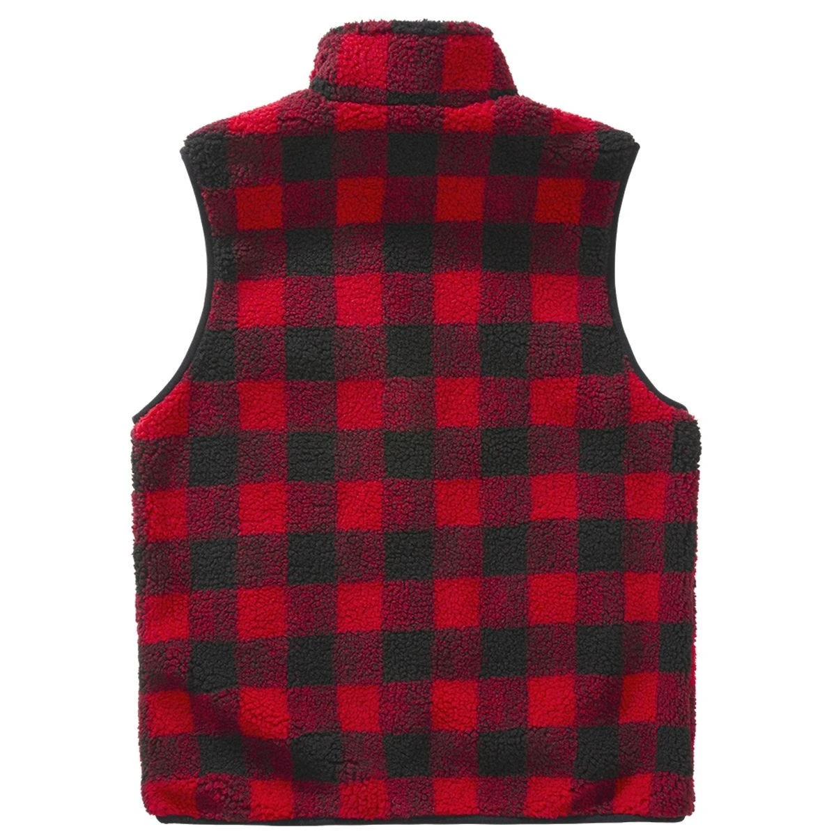Brandit Teddyfleece Worker Vest Red/Black 4 Brandit Teddyfleece Worker Vest Red/Black - Image 2