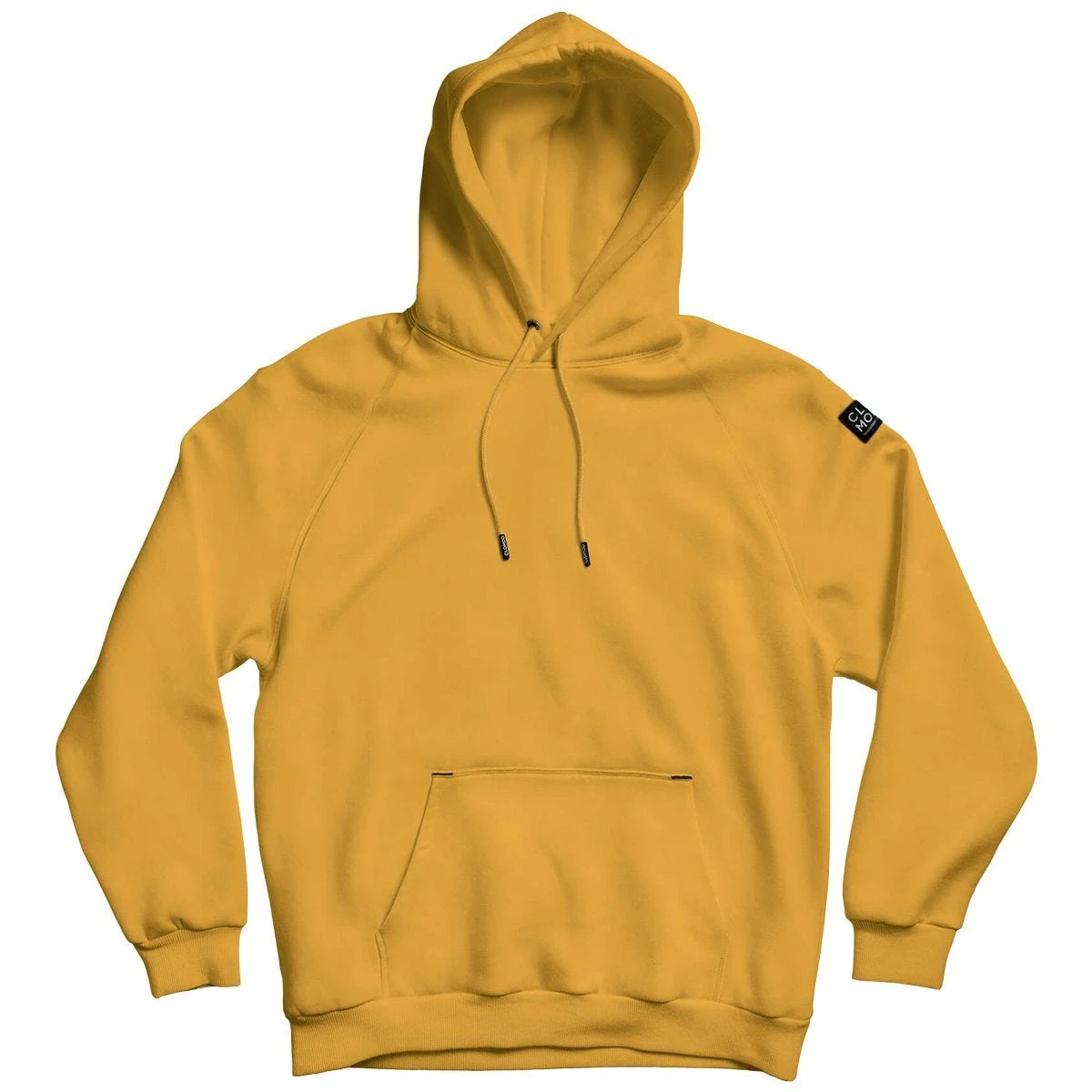 CLOMOD Hoodie "Blank" Spicy Mustard Yellow 3 CLOMOD Hoodie "Blank" Spicy Mustard Yellow