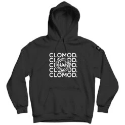 CLOMOD Hoodie "Twirl" Black