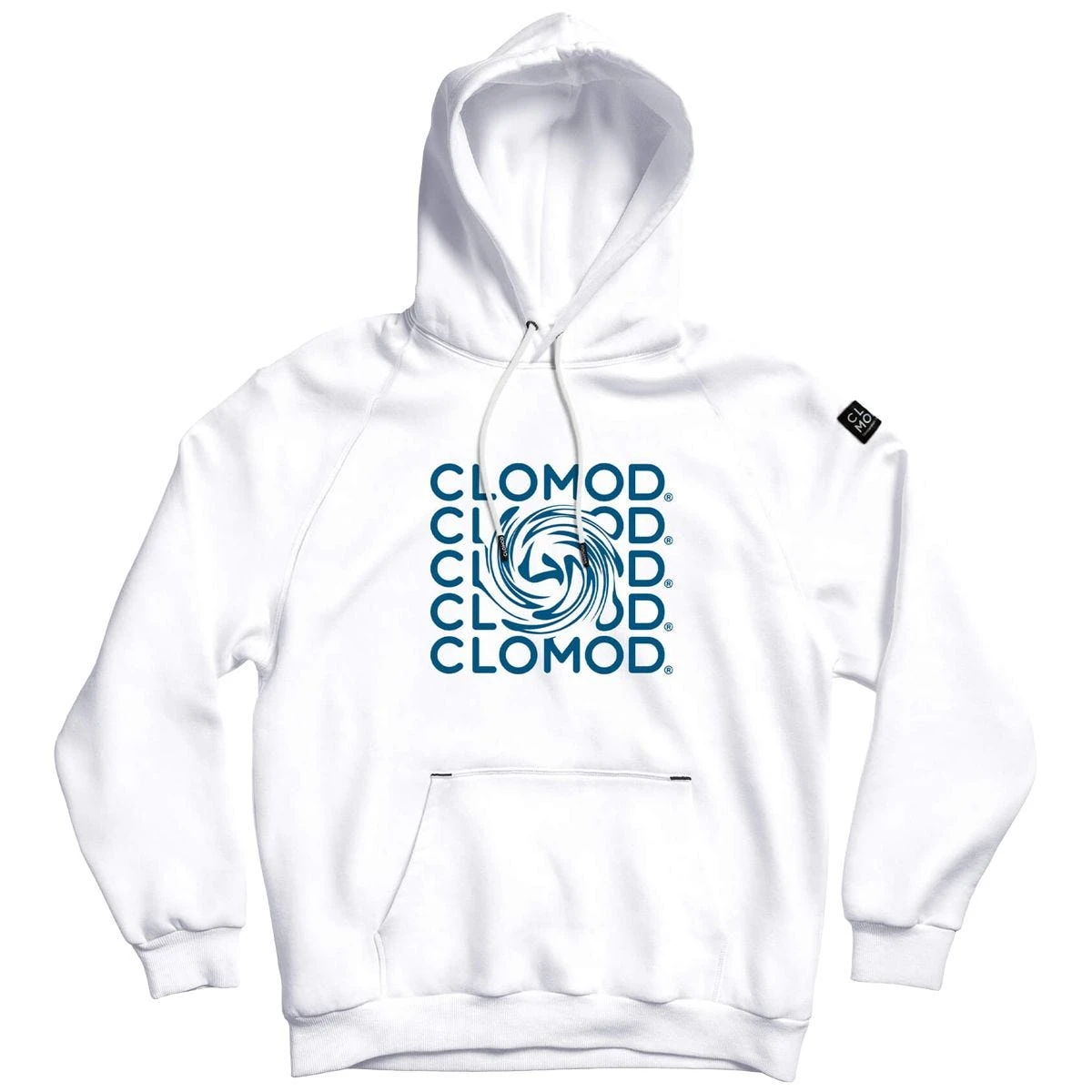 CLOMOD Hoodie "Twirl" White 3 CLOMOD Hoodie "Twirl" White