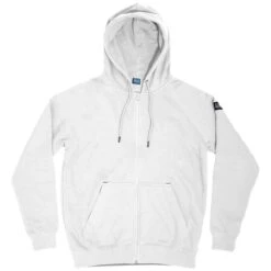 CLOMOD Hoodie Zip Sweater "Blank" White