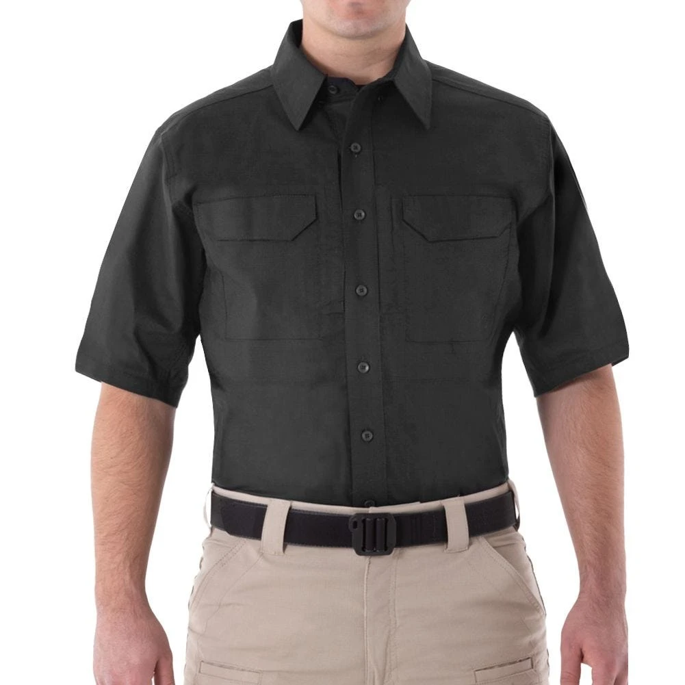 First Tactical Men's V2 Short Sleeve Tactical Shirt Black 3 First Tactical Men's V2 Short Sleeve Tactical Shirt Black