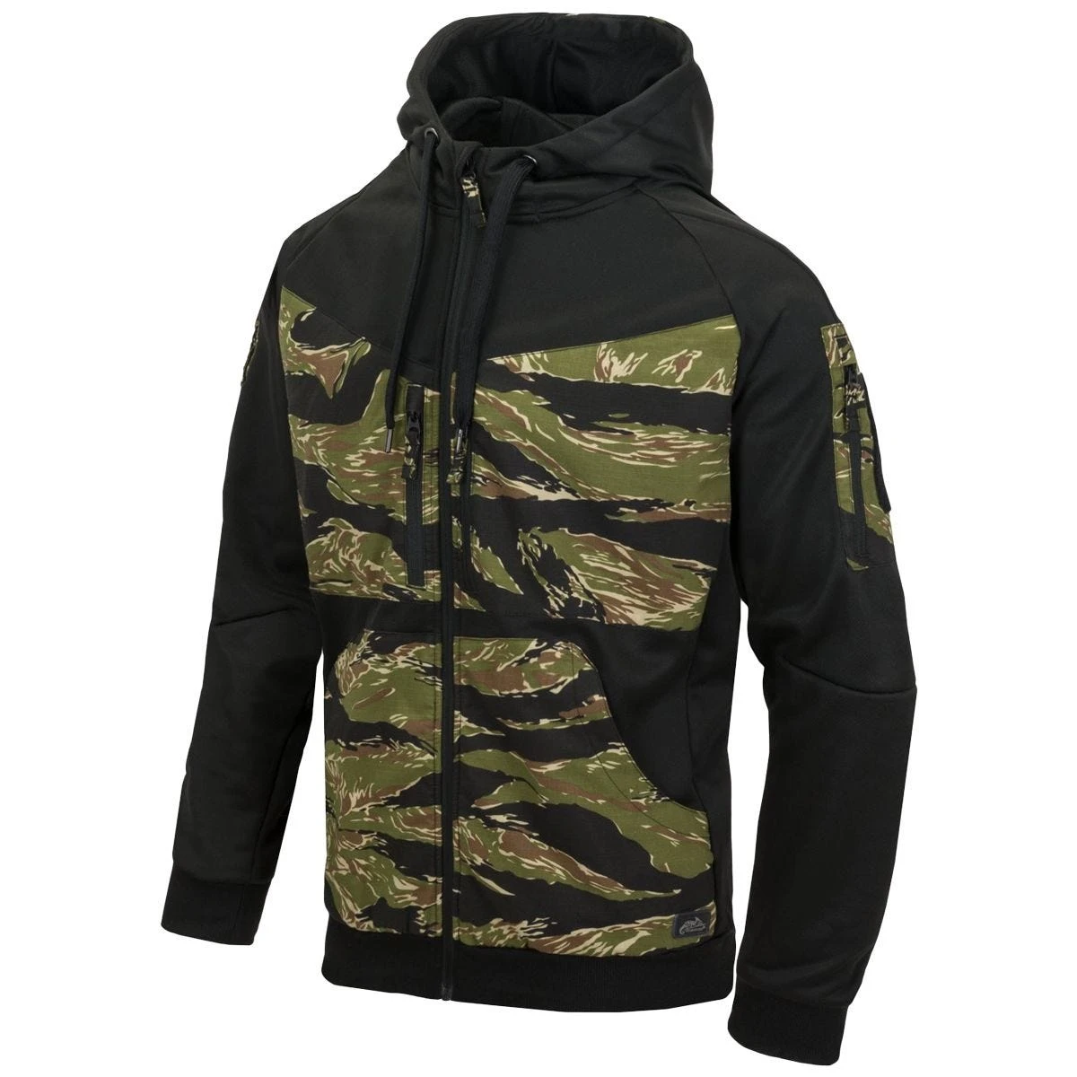 Helikon Rogue Hoodie Full Zip Black / Tiger Stripe 3 Helikon Rogue Hoodie Full Zip Black / Tiger Stripe