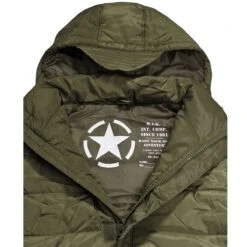 MFH Lined Vest With A Detachable Hood OD Green -ActiveEdge Shop MFH 04155 Vest Lined Detachable Hood OD Green 003