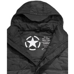 MFH Lined Vest With A Detachable Hood Black -ActiveEdge Shop MFH 04155 Vest Lined Detachable Hood black 003