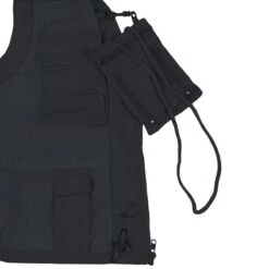 Fox Outdoor Microfibre Vest Black 7 Fox Outdoor Microfibre Vest Black -ActiveEdge Shop MFH 04303A Outdoor Vest Microfibre Black 003