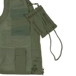 Fox Outdoor Microfibre Vest OD Green 7 Fox Outdoor Microfibre Vest OD Green -ActiveEdge Shop MFH 04303B Outdoor Vest Microfibre OD Green 003
