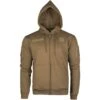 Mil-Tec Tactical Zipped Hoodie Dark Coyote -ActiveEdge Shop Mil Tec Hoodie DarkCoyote 01 1001x1001