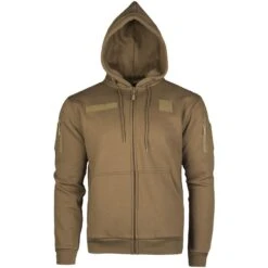 Mil-Tec Tactical Zipped Hoodie Dark Coyote