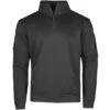 Mil-Tec Tactical Sweatshirt With Zipper Black -ActiveEdge Shop Mil Tec Sweatshirt Black 01 1001x1001