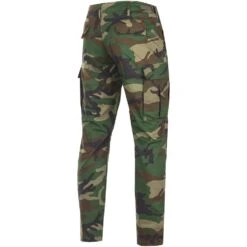 Teesar US BDU Trousers Ripstop SlimFit Woodland -ActiveEdge Shop Teesar BDU Trousers SlimFit Woodland 02 1001x1001
