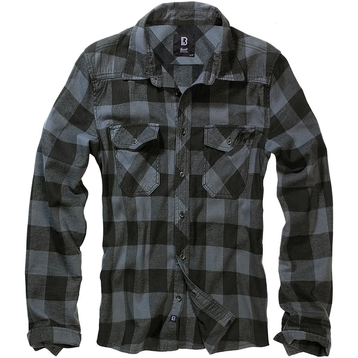 Brandit Check Shirt Black / Gray 3 Brandit Check Shirt Black / Gray