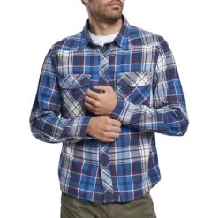 ActiveEdge Shop -ActiveEdge Shop brandit wear check shirt navy 2