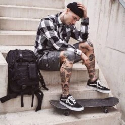 Brandit Check Shirt White / Black 9 Brandit Check Shirt White / Black -ActiveEdge Shop brandit wear check shirt white black 4