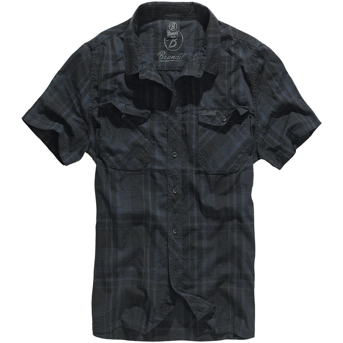 Brandit Roadstar Shirt Black / Blue 3 Brandit Roadstar Shirt Black / Blue
