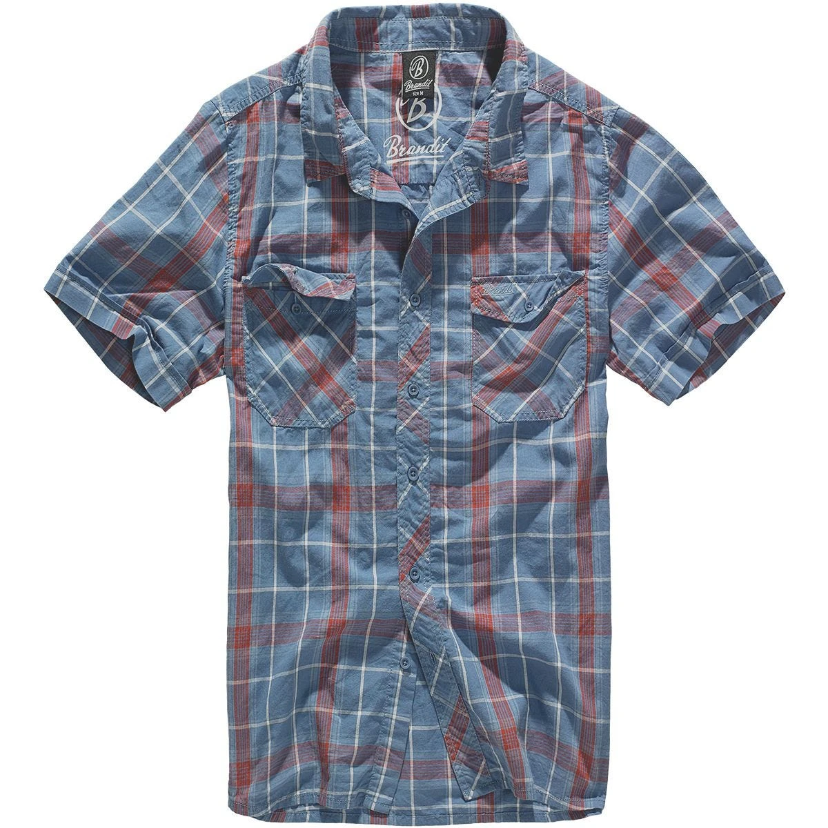 Brandit Roadstar Shirt Red / Blue 3 Brandit Roadstar Shirt Red / Blue