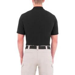 First Tactical Men's Cotton Short Sleeve Polo With Pen Pocket Black -ActiveEdge Shop first tactical MENSCOTTONSHORTSLEEVEPOLO BLACK ALL 4 1