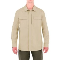 First Tactical Men's Tactix Long Sleeve BDU Shirt Khaki -ActiveEdge Shop first tactical MensTactixSeriesLongSleeveBDUShirt KHAKI ALL 3 1