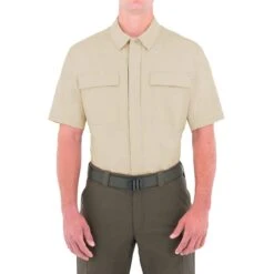 First Tactical Men's Tactix Short Sleeve BDU Shirt Khaki -ActiveEdge Shop first tactical MensTactixSeriesShortSleeveBDUShirt KHAKI ALL 1 1