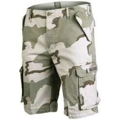 Mil-Tec Paratrooper Cargo Shorts Prewashed 3-Color Desert