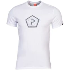 Pentagon Ageron T-Shirt Pentagon Shape White
