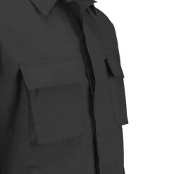 Propper BDU Coat Polycotton Ripstop Black -ActiveEdge Shop propper bdu shirt black 3