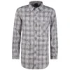 Propper Covert Button-Up Long Sleeve Shirt Steel Grey Plaid -ActiveEdge Shop propper covert button up long sleeve steel grey 1