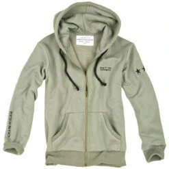 Surplus Stars Hoodie Olive Light