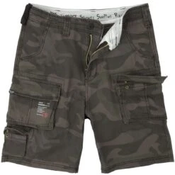 Surplus Trooper Shorts Black Camo