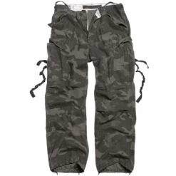 Surplus Vintage Fatigues Trousers Black Camo